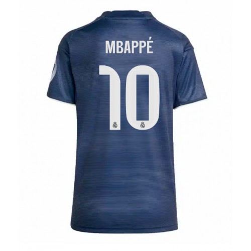 Real Madrid Kylian Mbappe #10 Bortatröja Kvinnor 2025-26 Kortärmad